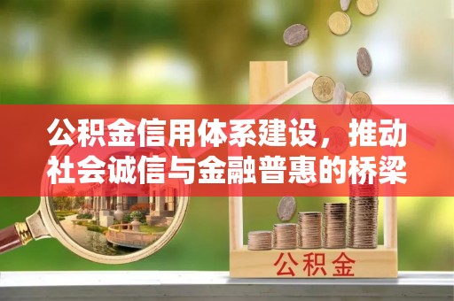 保税区公积金信用体系建设，推动社会诚信与金融普惠的桥梁