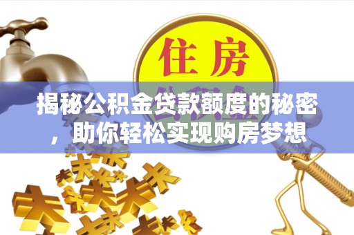 保税区揭秘公积金贷款额度的秘密，助你轻松实现购房梦想
