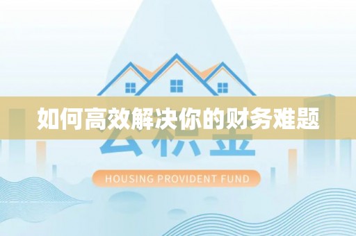 保税区如何高效解决你的财务难题