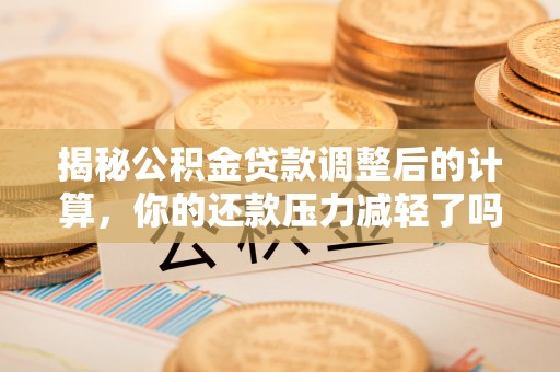 保税区揭秘公积金贷款调整后的计算，你的还款压力减轻了吗？