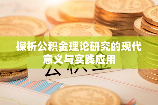 保税区探析公积金理论研究的现代意义与实践应用