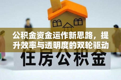 保税区公积金资金运作新思路，提升效率与透明度的双轮驱动
