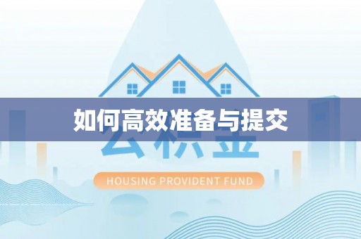 保税区如何高效准备与提交