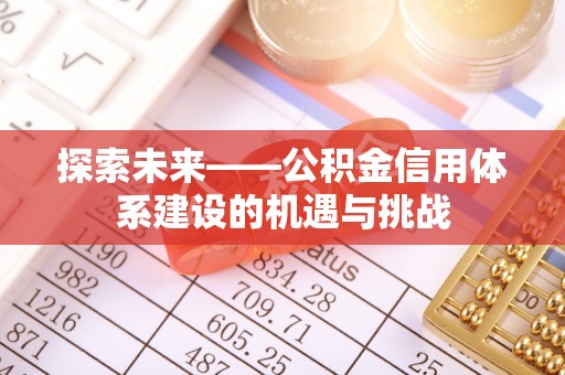 保税区探索未来——公积金信用体系建设的机遇与挑战