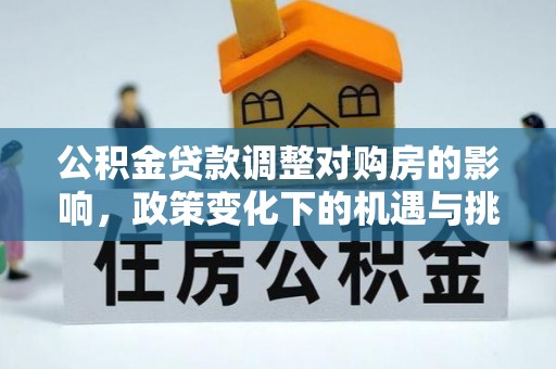 保税区公积金贷款调整对购房的影响，政策变化下的机遇与挑战